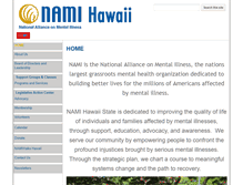 Tablet Screenshot of namihawaii.org